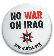 Iraq War button