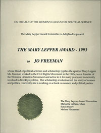 Mary Lepper Award