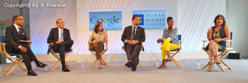 Google hosts a panel of discussants