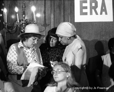 Bella Abzug, Mary King, Delores Tucker