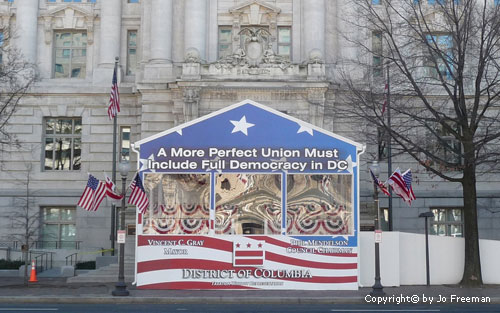 a patriotic pavillion