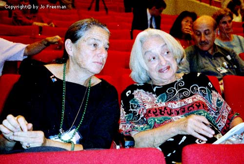 Sara Kovenor and Betty Friedan 