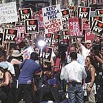 Rally on Broadway