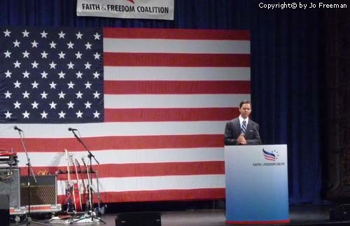 Ralph Reed at the podium