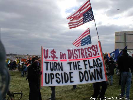 anarchists fly the flag