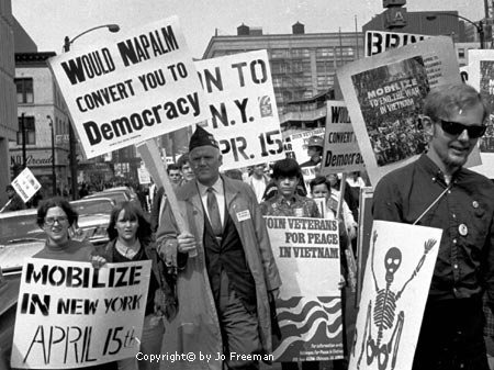 Peace placards