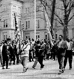 Jesse Jackson and UN flag