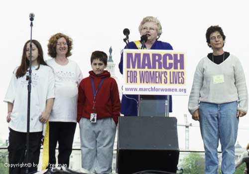 Lynn Paltrow, Sarah Weddington and Kate Colbert