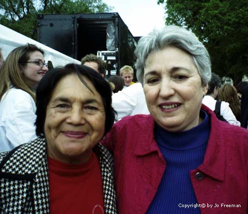 Delores Huerta and Ellie Smeal