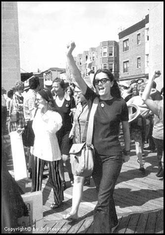 Women's Liberation marches on the Atlantic City Boardwalk