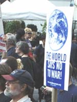 The world says no to war