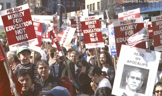 PSC-CUNY against war with Iraq