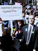 Corporate lawyers against war