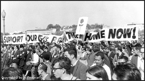 The march begins