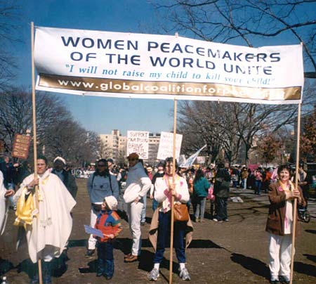 Code Pink signs