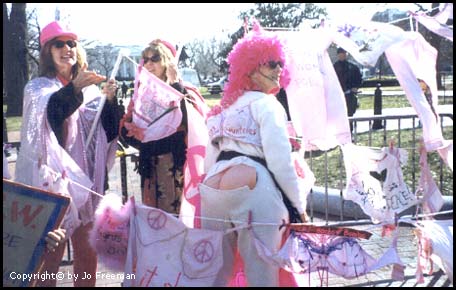 Marchers at White House