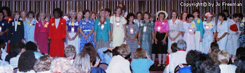 A large group of women candidates