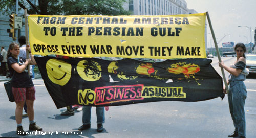 Persian Gulf War protestors