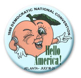 Atlanta 1988 political button