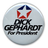 Gephardt political button