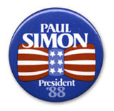 Paul Simon political button