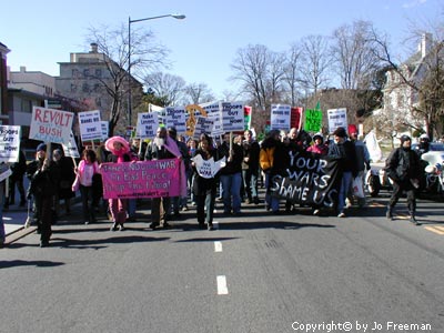 Protest at Cheney's House