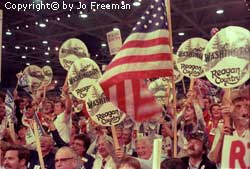 a chaotic cheering crowd