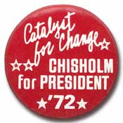 Shirley Chisholm button